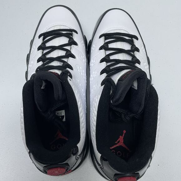 Air Jordan 9 Low Golf White Black True Red FJ5934 100 Size 10 Golf Cleat Low Top main image 5